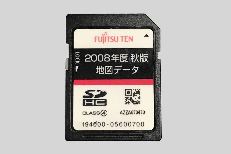 Восстановление данных карты памяти Fujitsu