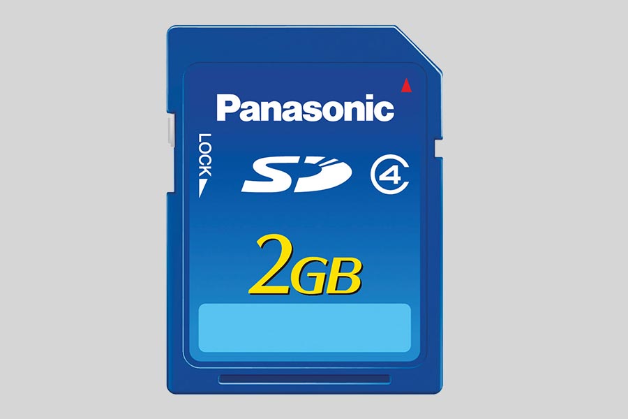 Восстановление данных карты памяти Panasonic