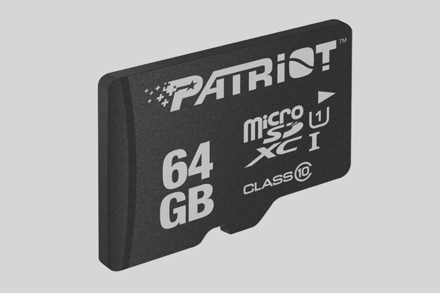 Восстановление данных карты памяти Patriot