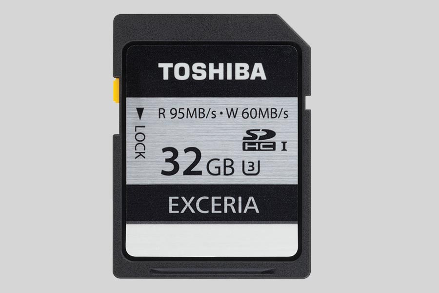 Відновлення даних карти пам’яті Toshiba