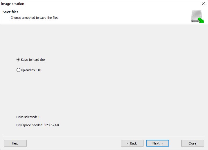 Hetman Raid Recovery: Вы можете выбрать любой диск, подключенный к ПК, или сохранить образ по FTP